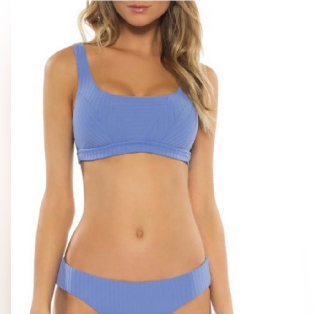 BECCA Ribbed 2 piece swimsuit SIZE: SMALL - Picture 1 of 13